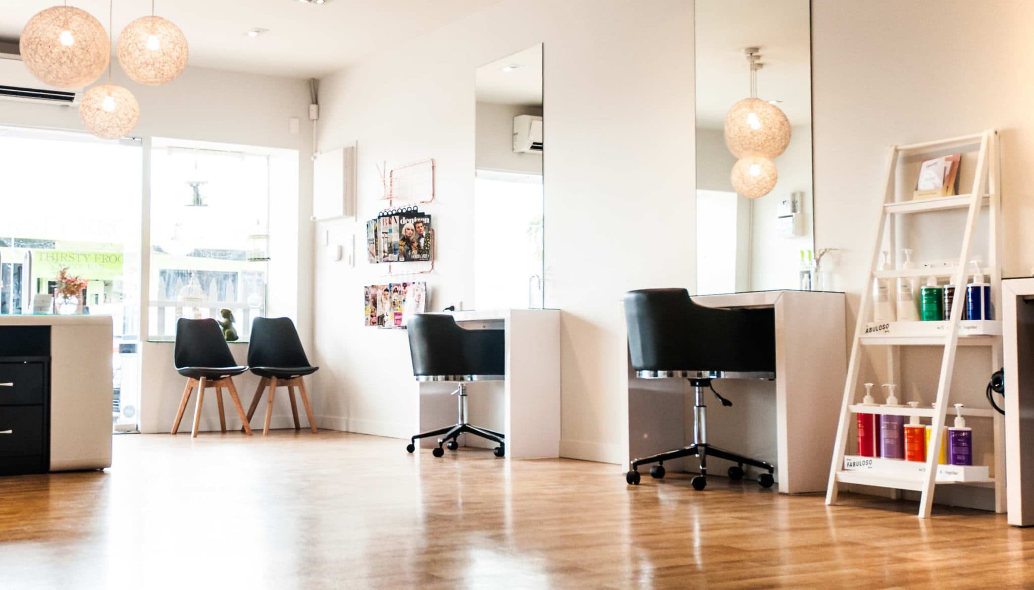 Timely is the backbone of this hair salon